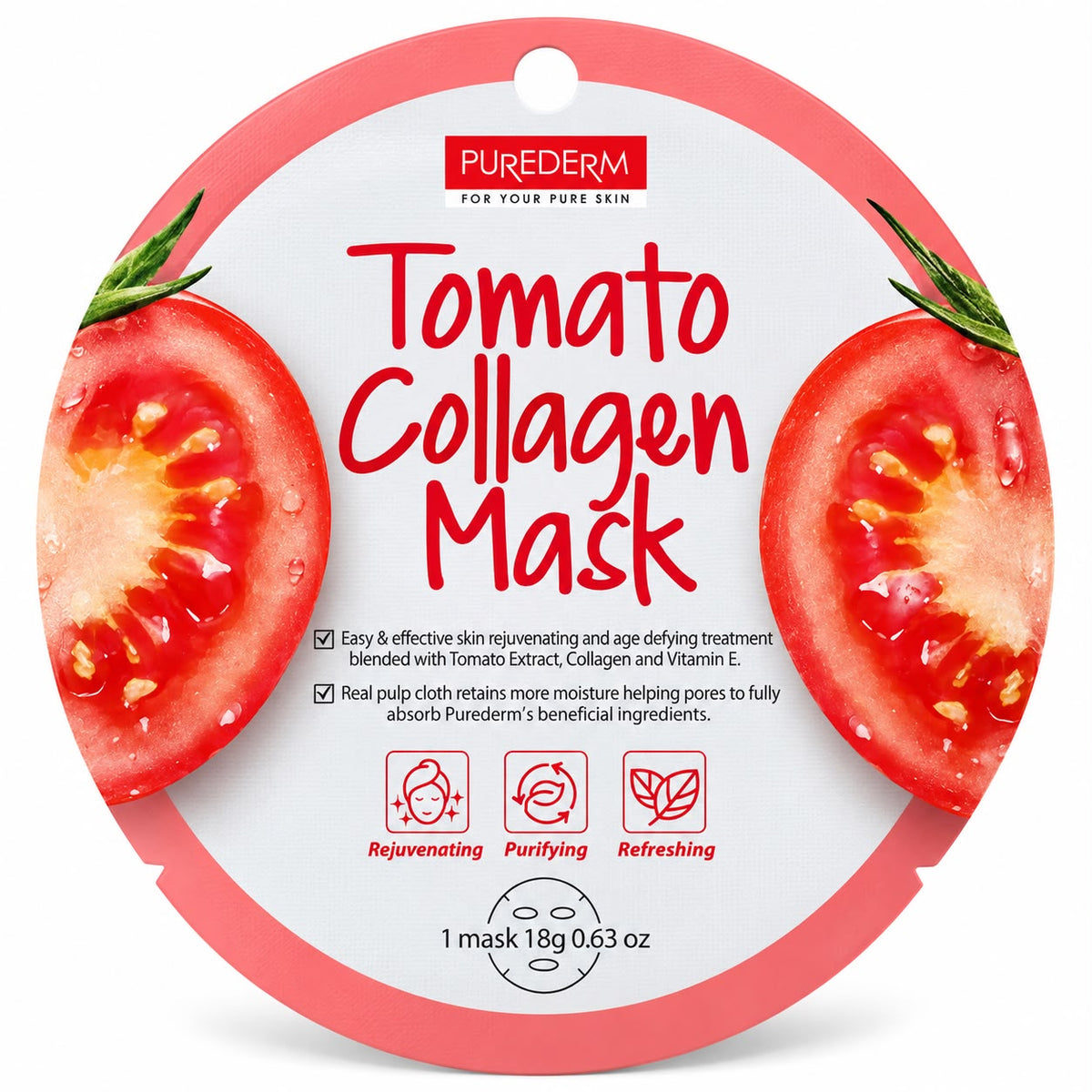 Tomato collagen mask