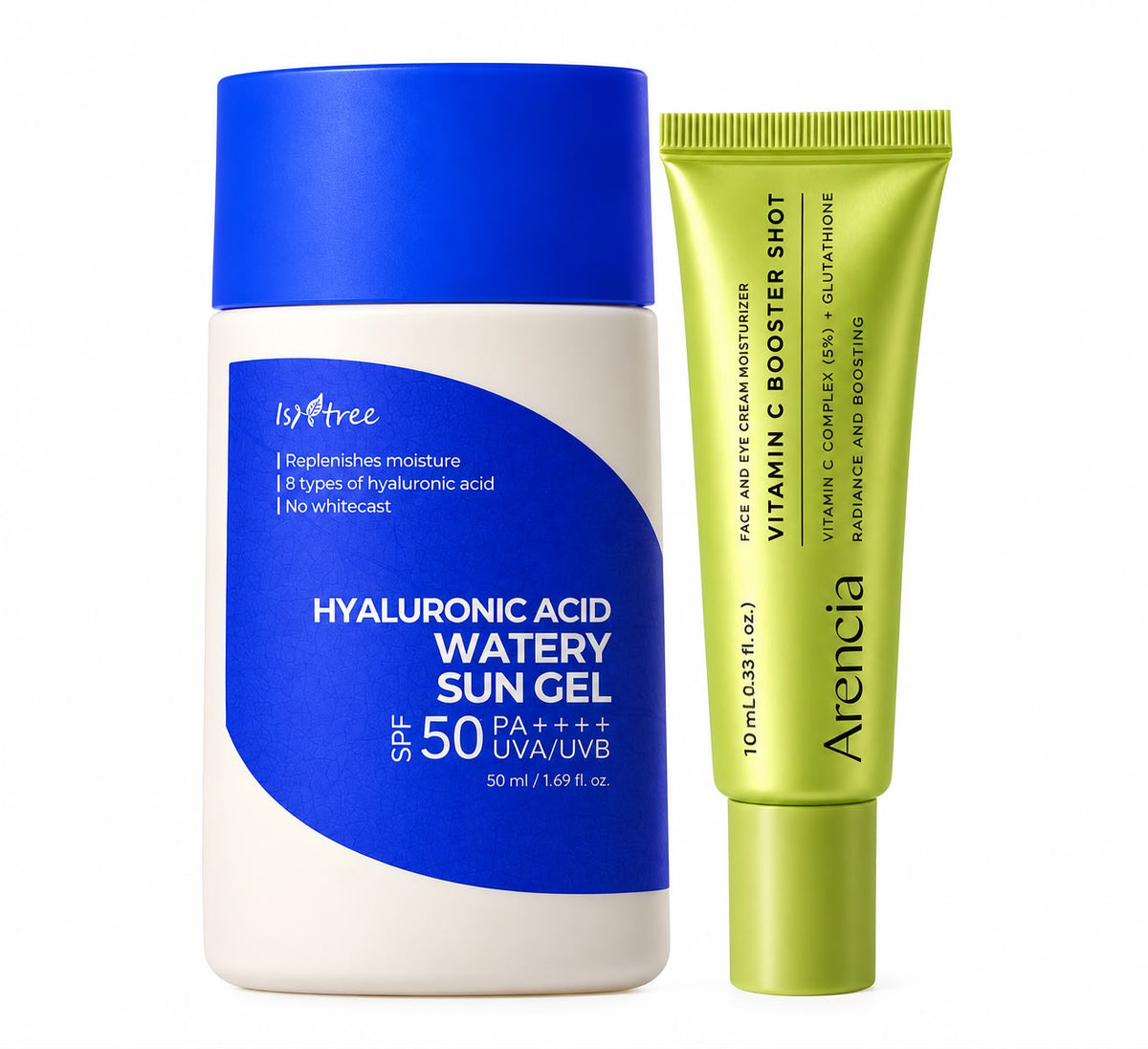 Glow & Protect Duo – Isntree SPF50+ & Arencia Vitamin C 10 ml
