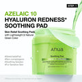 ANUA-Azelaic Acid 10 Hyaluron Redness Soothing Pad (90ea)