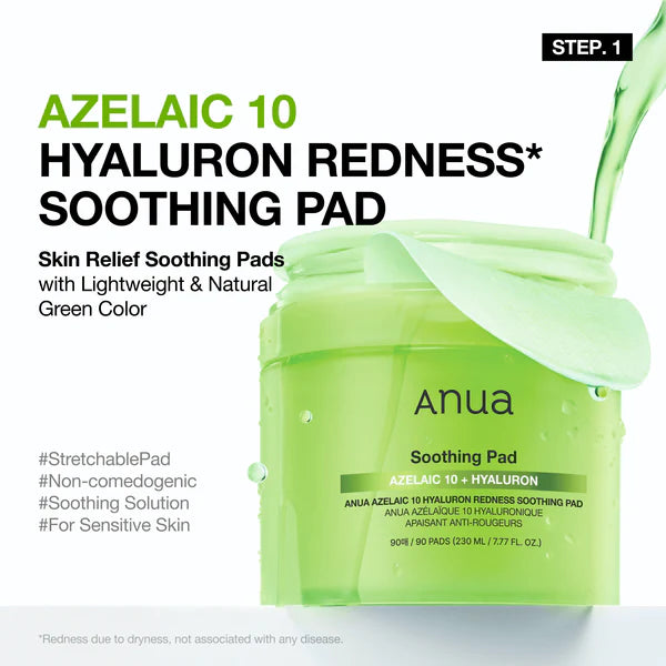 ANUA -Soothing and Brightening Pad Duo (Azelaic Acid & Niacinamide)