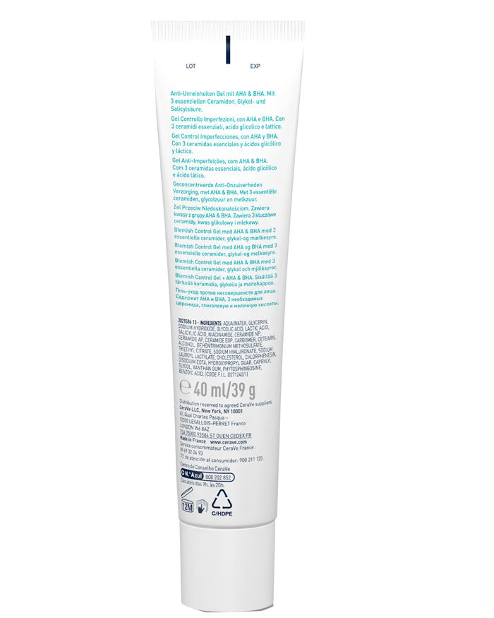 CeraVe-Blemish Control Gel-WITH SALICYCLIC ACID & CERAMIDES MVE DELIVERY TECHNOLOGY