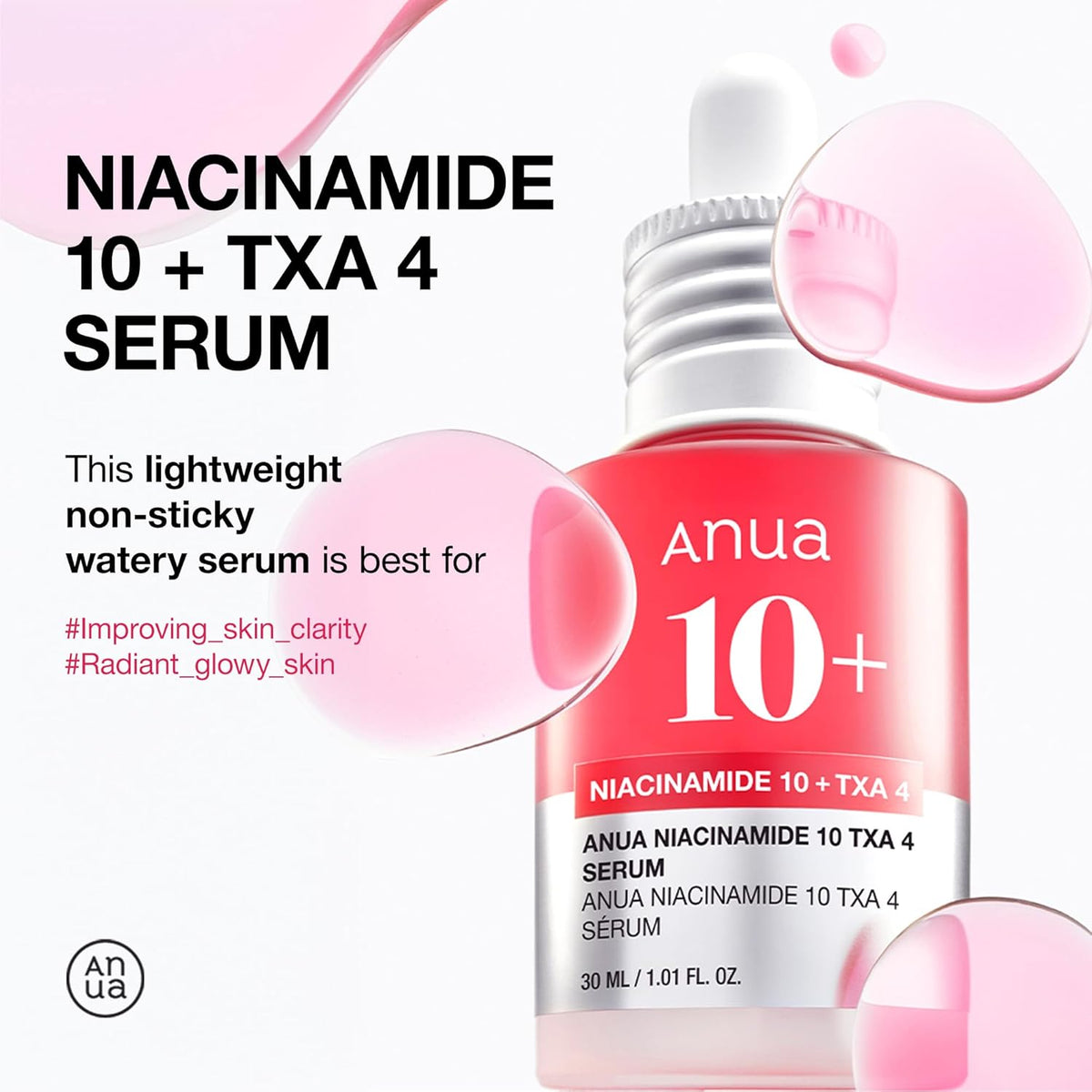 ANUA -Niacinamide 10% + TXA 4% Dark Spot Correcting Serum 30ml